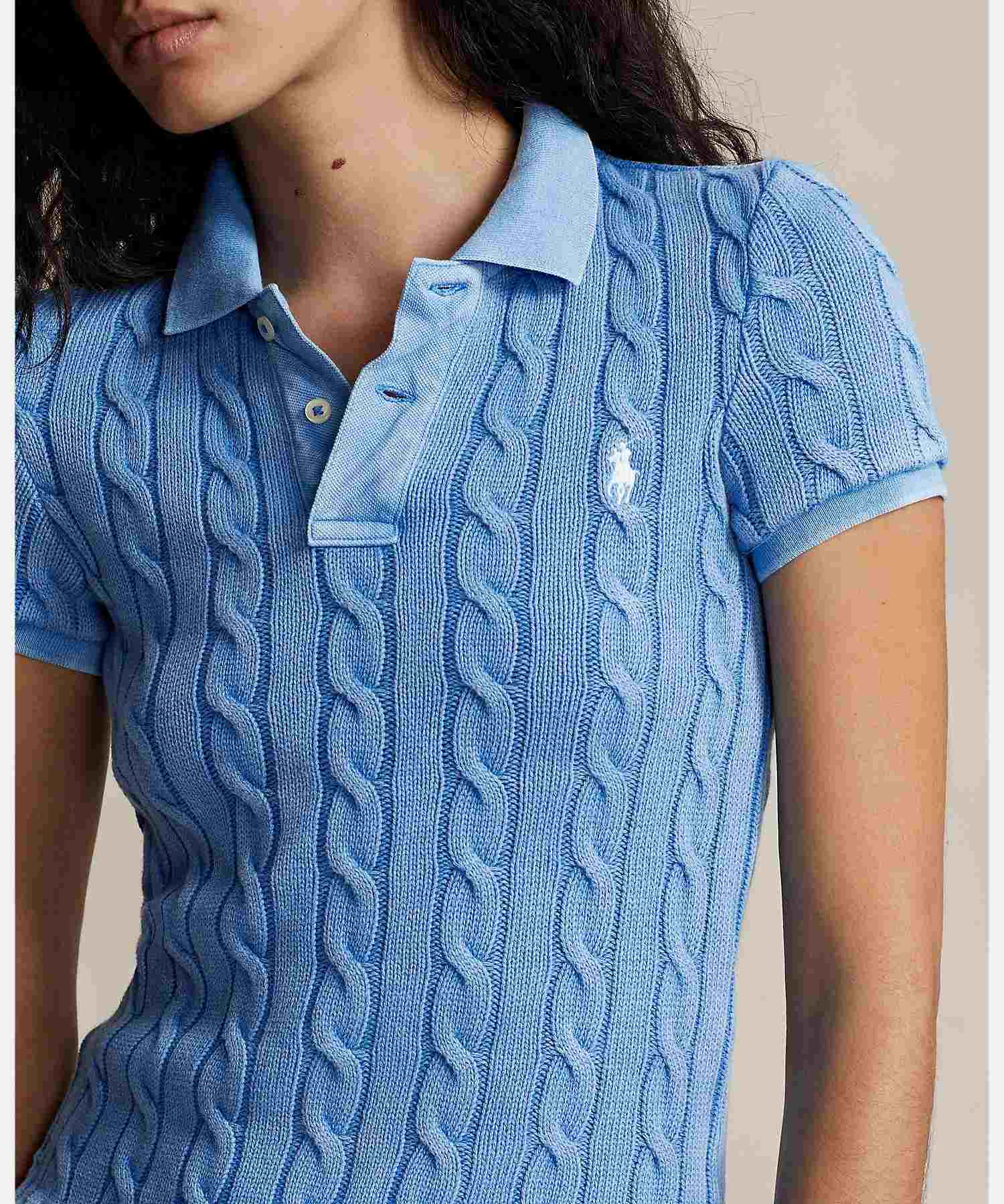 Polo Ralph Lauren Cable Knit Polo Shirt