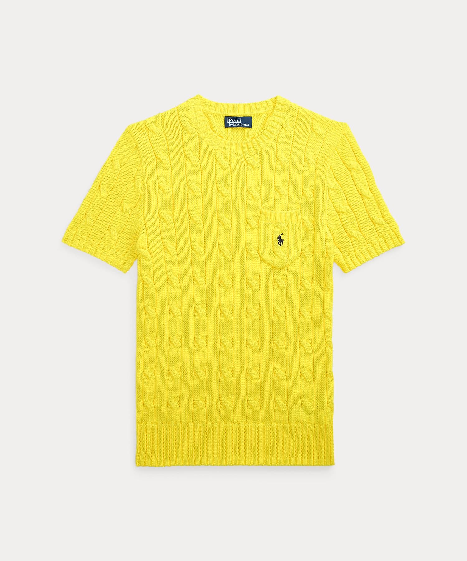 ポロ ラルフ ローレン POLO RALPH LAUREN ケーブルニット コットン ショートスリーブ セーター