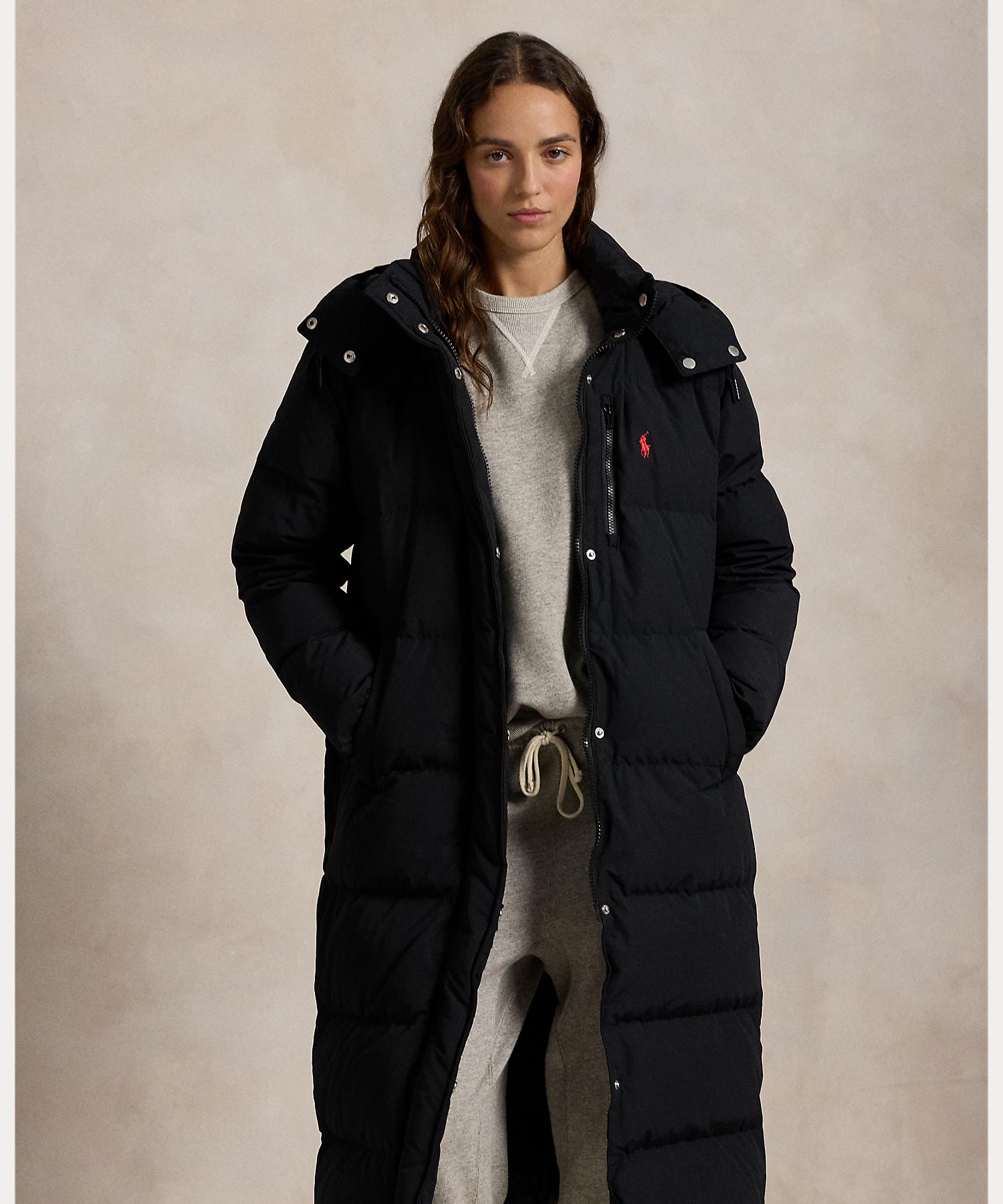 ポロ ラルフ ローレン POLO RALPH LAUREN フーデッド ダウン コート (001ブラック) 001ブラック