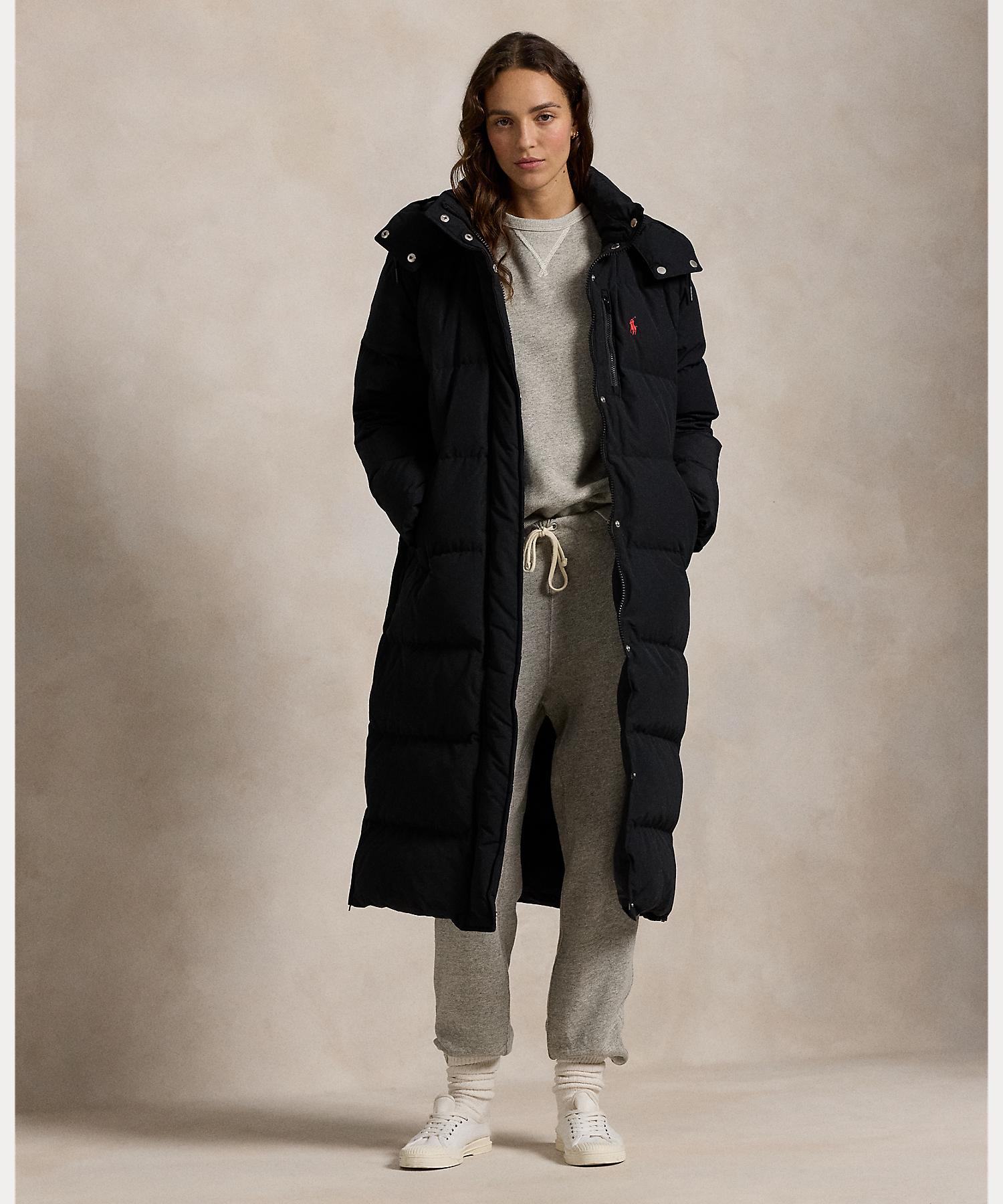 ポロ ラルフ ローレン POLO RALPH LAUREN フーデッド ダウン コート (001ブラック) 001ブラック