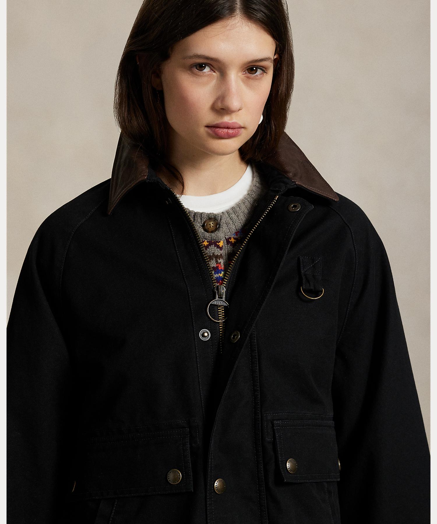 ポロ ラルフ ローレン POLO RALPH LAUREN コットン ユーティリティ ジャケット (001ブラック) 001ブラック