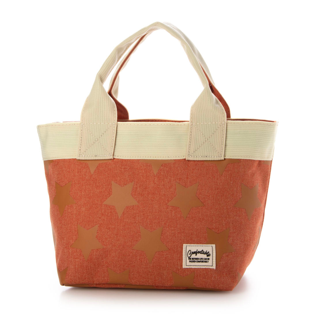 ポルタフォルトゥーナ PORTA FORTUNA 星柄 ミニトート (013.オレンジ) 013.オレンジ