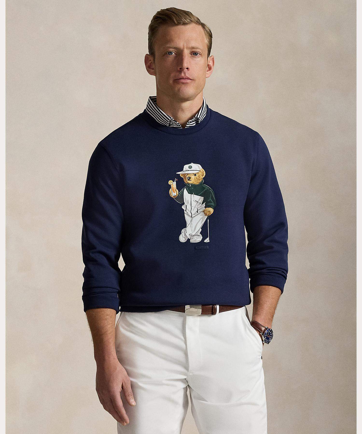 Polo Golf | RLX POLO GOLF Classic Polo Bear Double Knit Sweatshirt