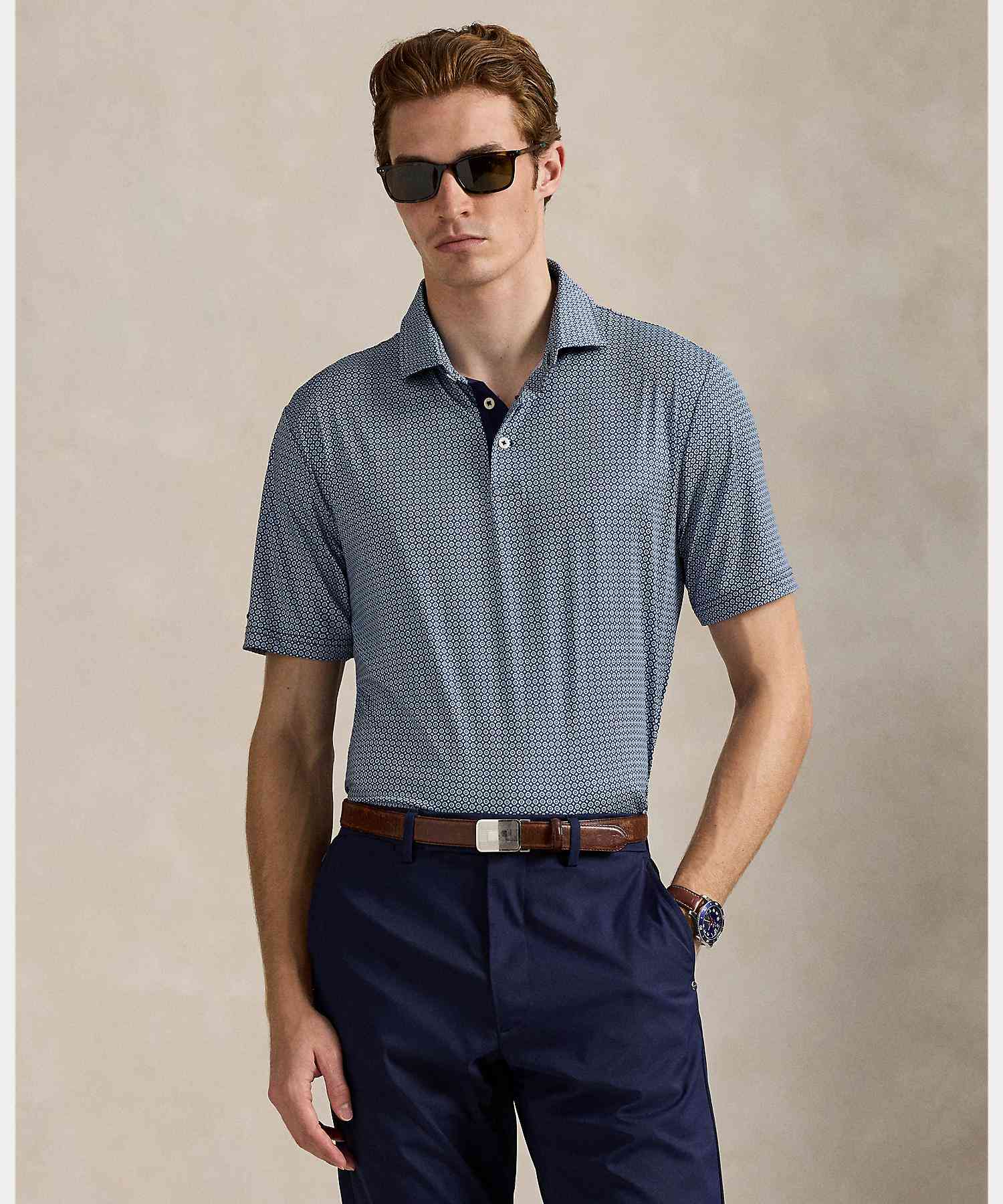 ポロ ゴルフ｜アールエルエックス POLO GOLF｜RLX GOLF （RLX）ストレッチ ジャージー ショートスリーブ Tシャツ （100ホワイト Polo Golf | RLX POLO GOLF | RLX GOLF Performance Polo Color Sweater - 020  gray ⁄ XS