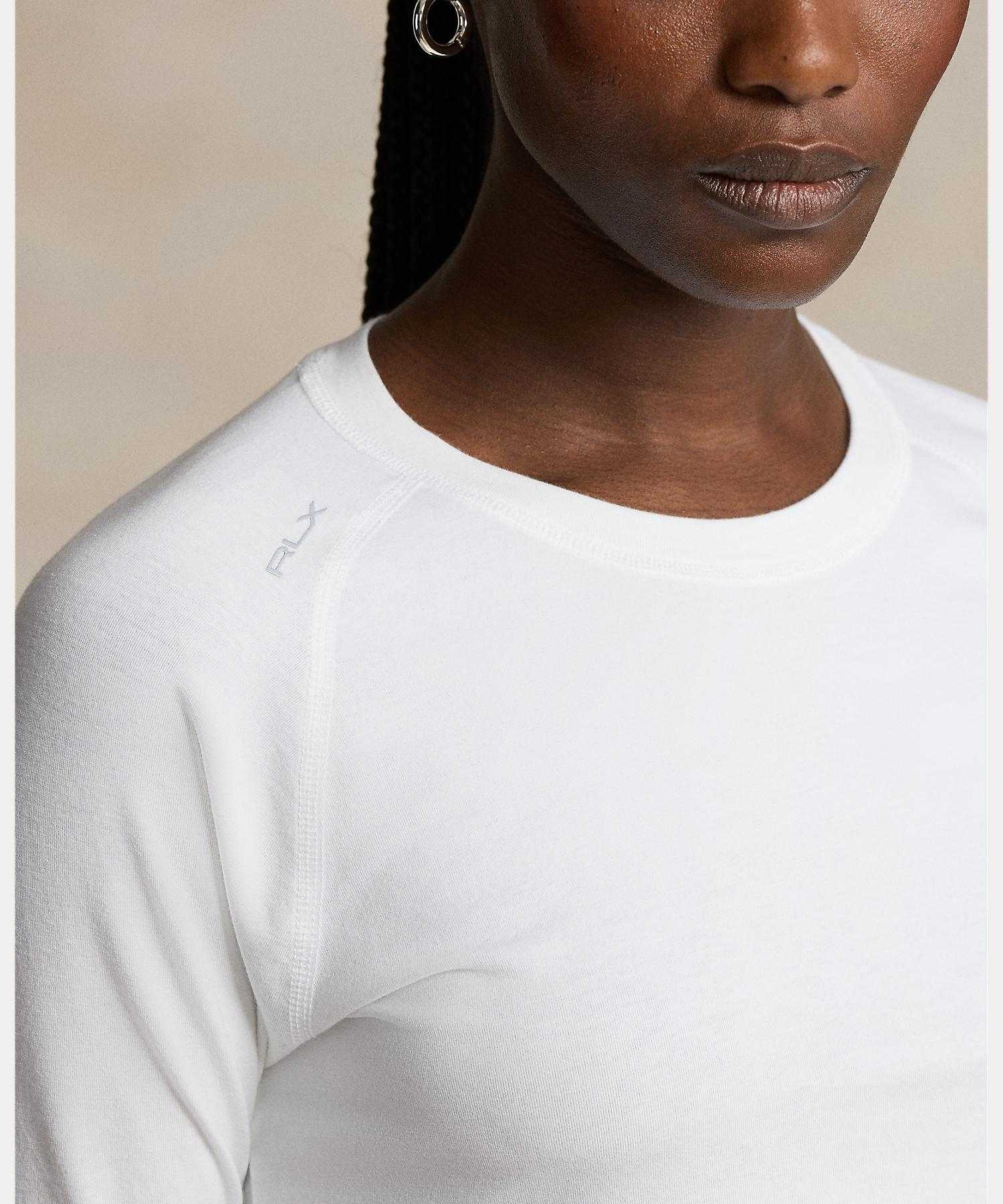 ポロ ゴルフ|アールエルエックス POLO GOLF|RLX GOLF (RLX)ジャージー ロングスリーブ Tシャツ (100ホワイト) 100ホワイト