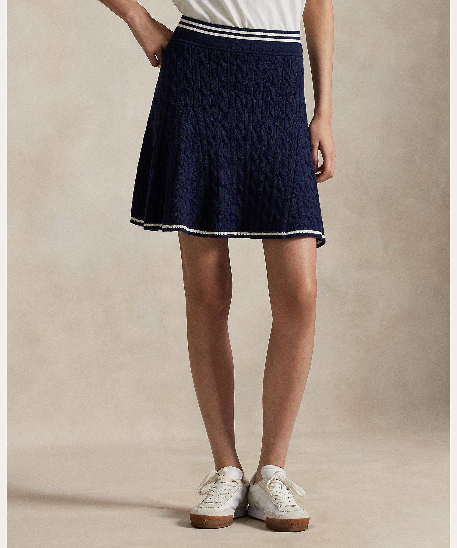 ポロ ゴルフ|アールエルエックス POLO GOLF|RLX GOLF (RLX)パフォーマンス ケーブルニット スコート (410ネイビー) 410ネイビー