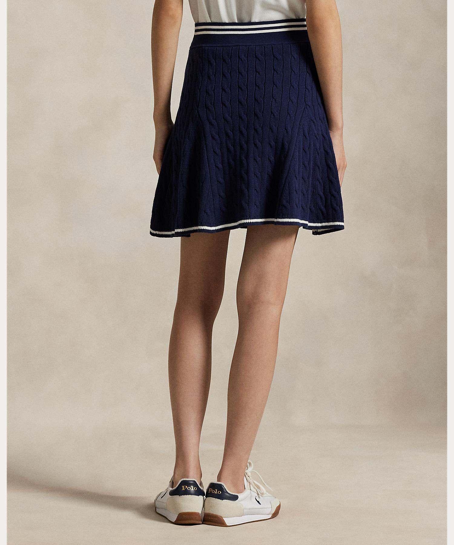 ポロ ゴルフ|アールエルエックス POLO GOLF|RLX GOLF (RLX)パフォーマンス ケーブルニット スコート (410ネイビー) 410ネイビー