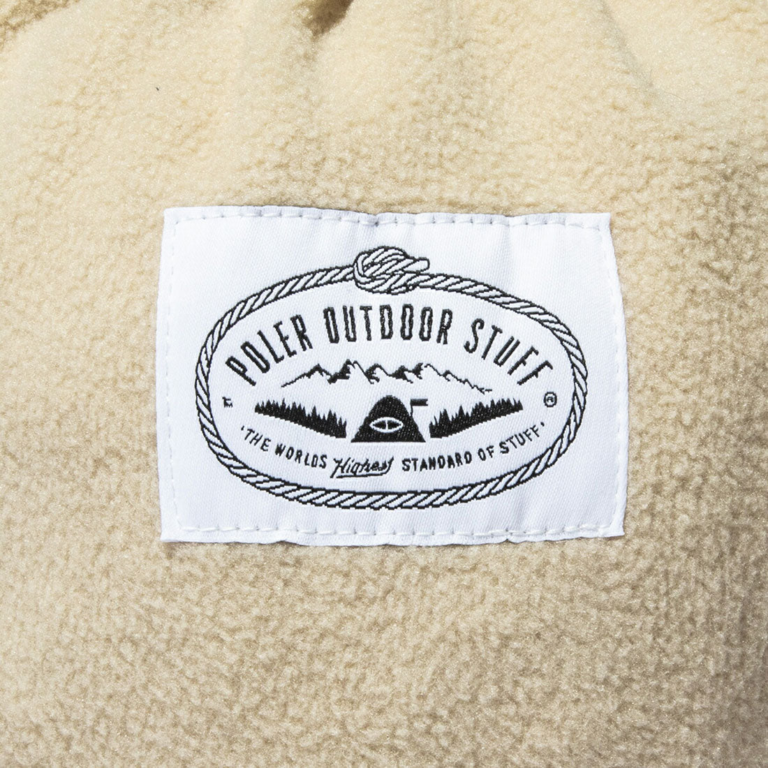 ポーラー POLeR POLER LIGHT FLEECE DRAWSTRING BAG(ポーラー ライト フリース ドローストリング バッグ) (NATURAL) NATURAL