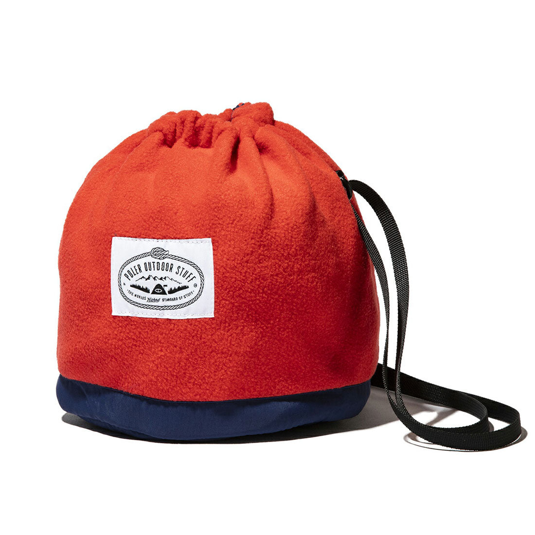 ポーラー POLeR POLER LIGHT FLEECE DRAWSTRING BAG(ポーラー ライト フリース ドローストリング バッグ) (ORANGE) ORANGE