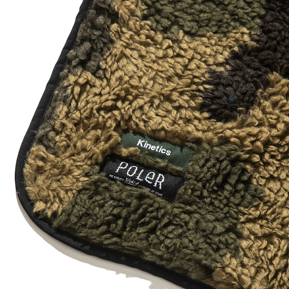ポーラー POLeR POLER x Kinetics JACQUARD SHERPA BLANKET(ポーラー×キネティクス ジャガード シェルパ ブランケット) (CAMO) CAMO
