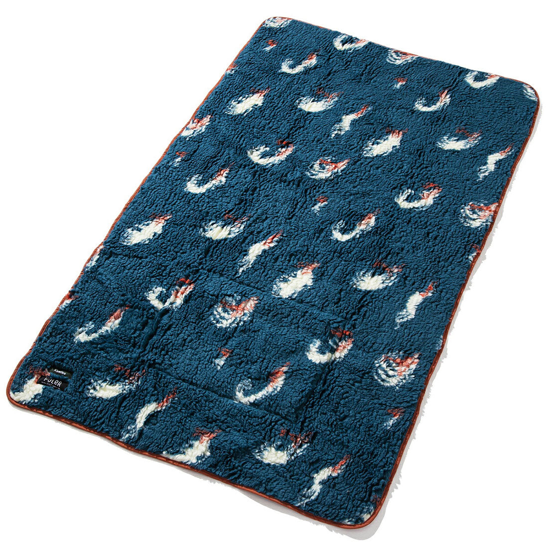 ポーラー POLeR POLER x Kinetics JACQUARD SHERPA BLANKET(ポーラー×キネティクス ジャガード シェルパ ブランケット) (BLUE) BLUE