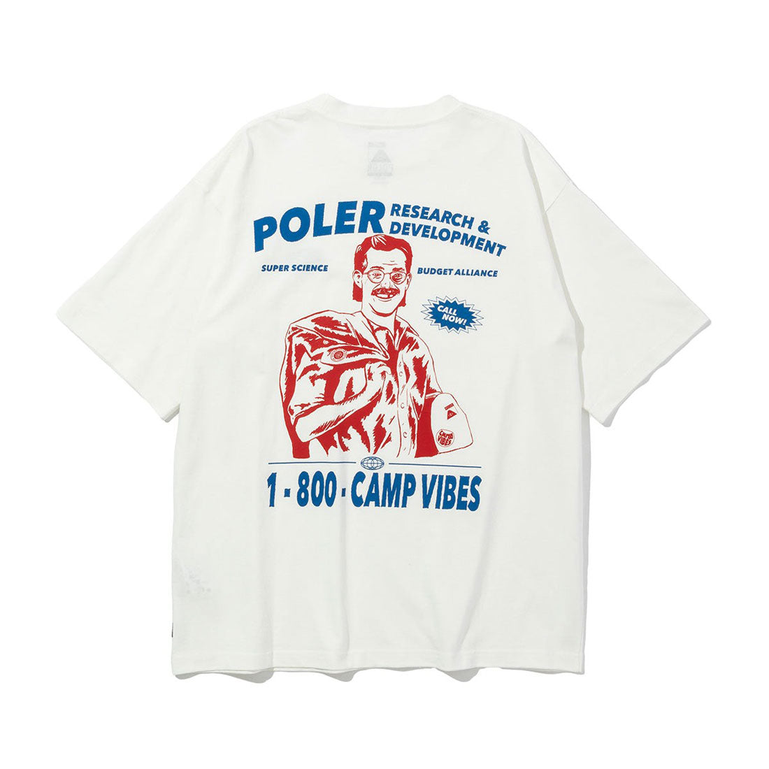 ポーラー POLeR POLER RND2 RELAX FIT TEE(ポーラー RND2 リラックス フィット ティー) (BLUE) BLUE