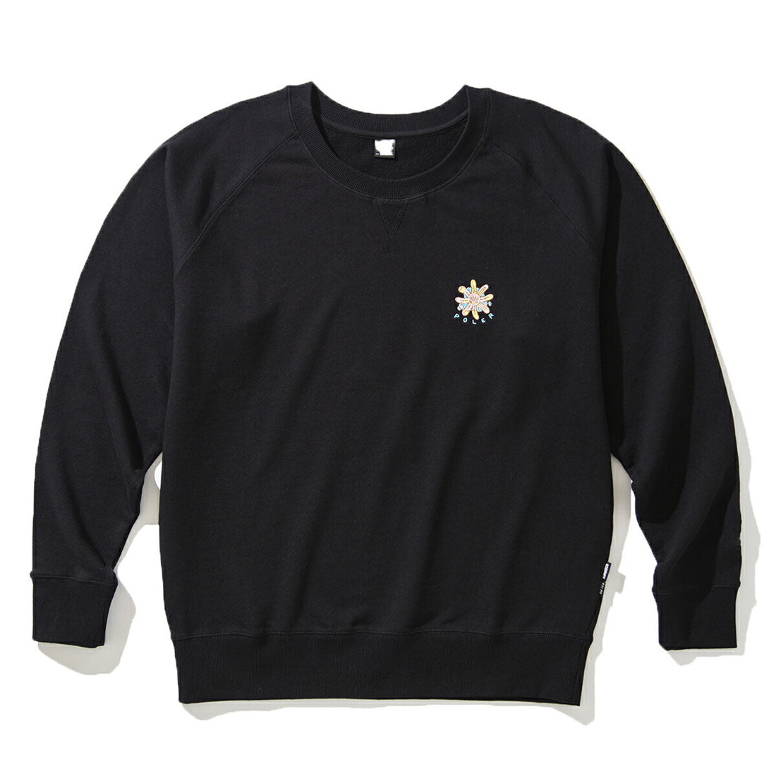 ポーラー POLeR POLER x Kinetics RAGLAN CREW(ポーラー×キネティクス ラグラン クルー) (BLACK) BLACK