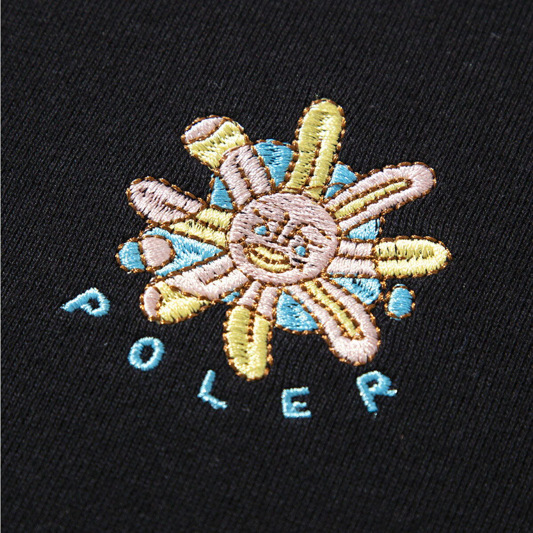 ポーラー POLeR POLER x Kinetics RAGLAN CREW(ポーラー×キネティクス ラグラン クルー) (BLACK) BLACK