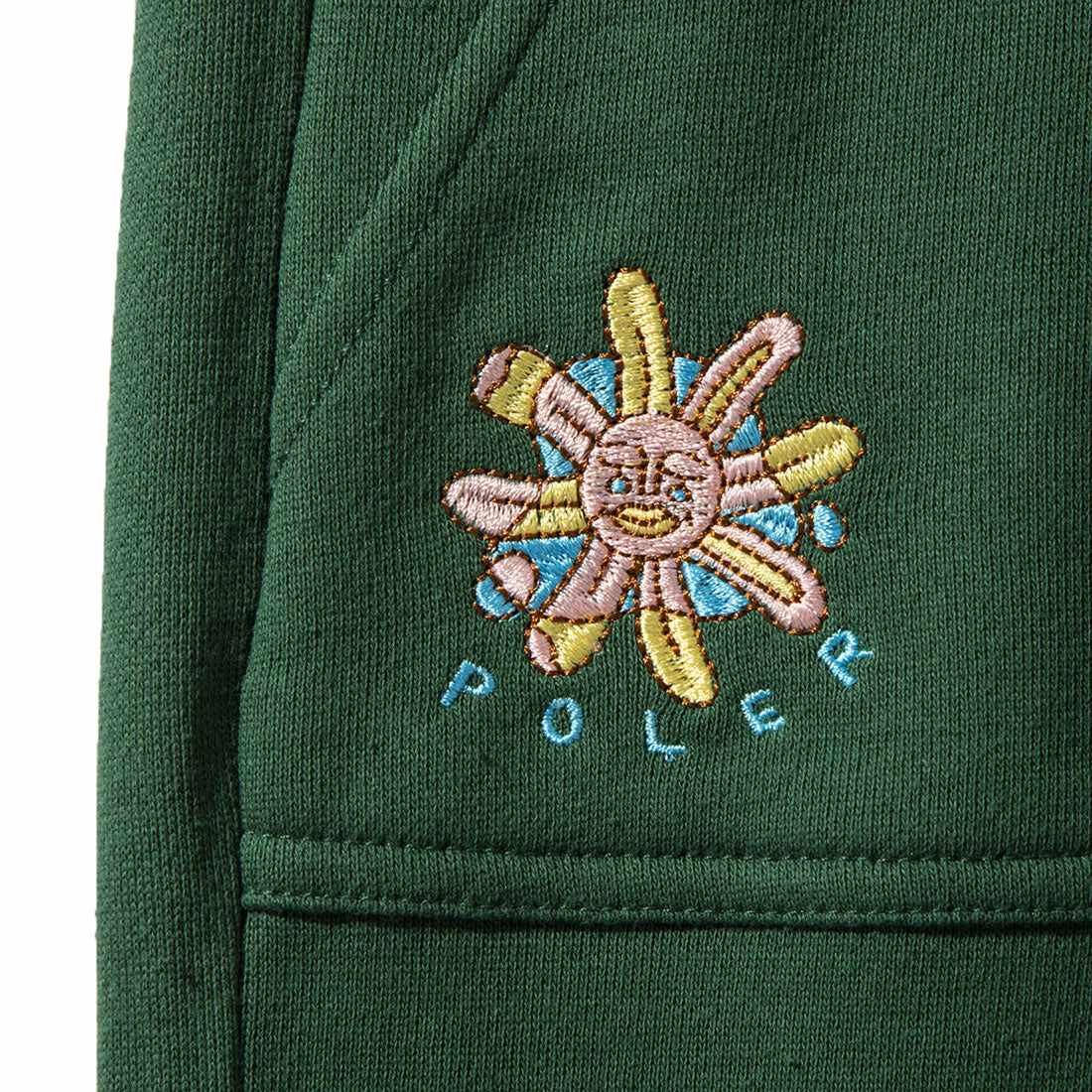 ポーラー POLeR POLER x Kinetics SWEAT BAKER PANTS(ポーラー×キネティクス スウェット ベイカー パンツ) (GREEN) GREEN