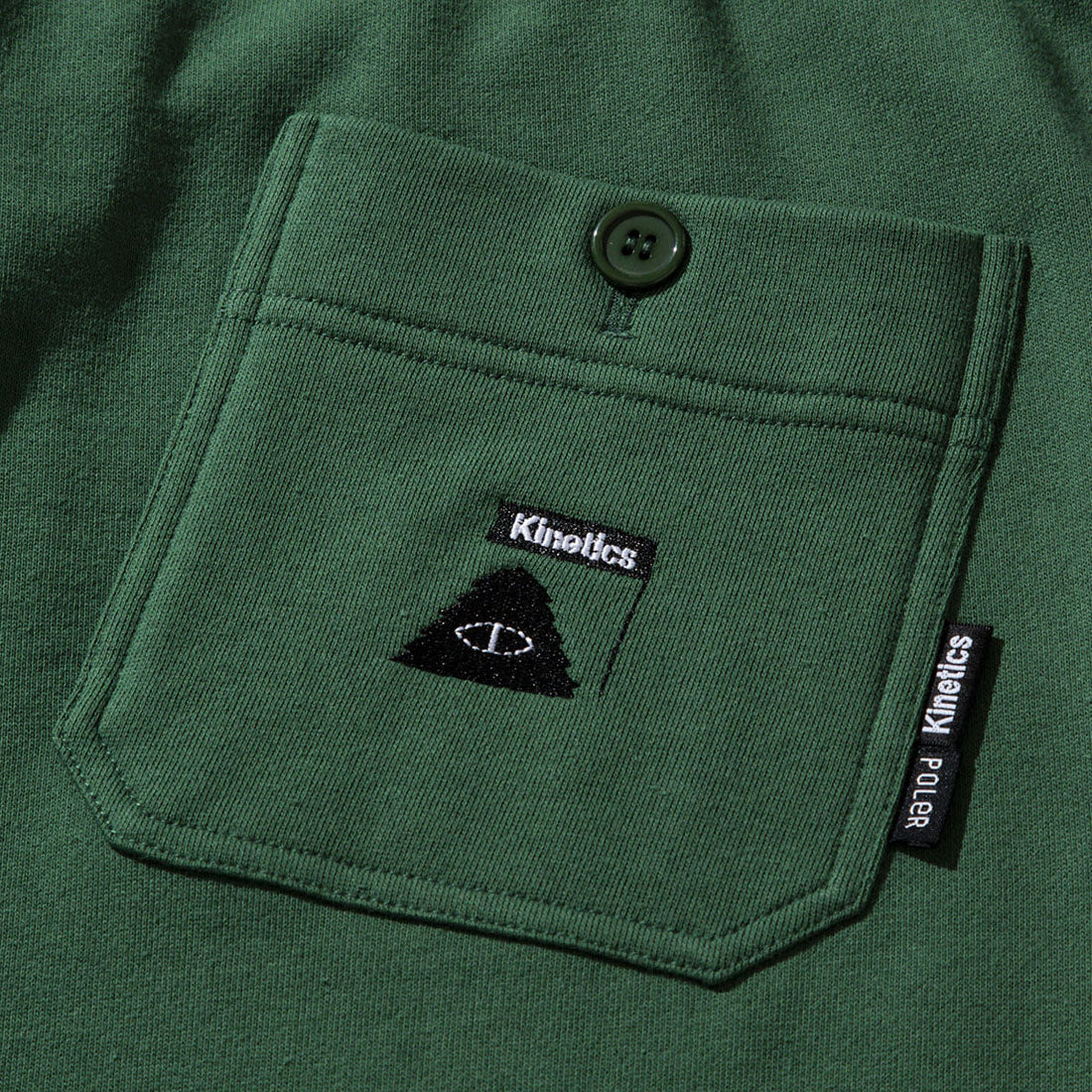 ポーラー POLeR POLER x Kinetics SWEAT BAKER PANTS(ポーラー×キネティクス スウェット ベイカー パンツ) (GREEN) GREEN
