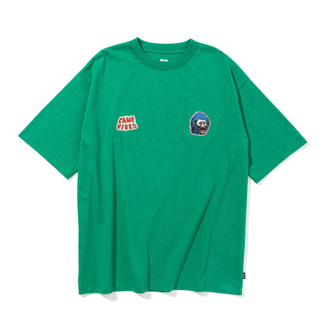 ポーラー POLeR POLER MAN WOLF RELAX FIT TEE(ポーラー マン ウルフ リラックス フィット ティー) (GREEN) GREEN