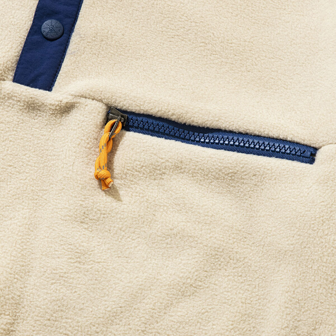 ポーラー POLeR POLER SNAP LIGHT FLEECE(ポーラー スナップ ライトフリース) (NATURAL) NATURAL