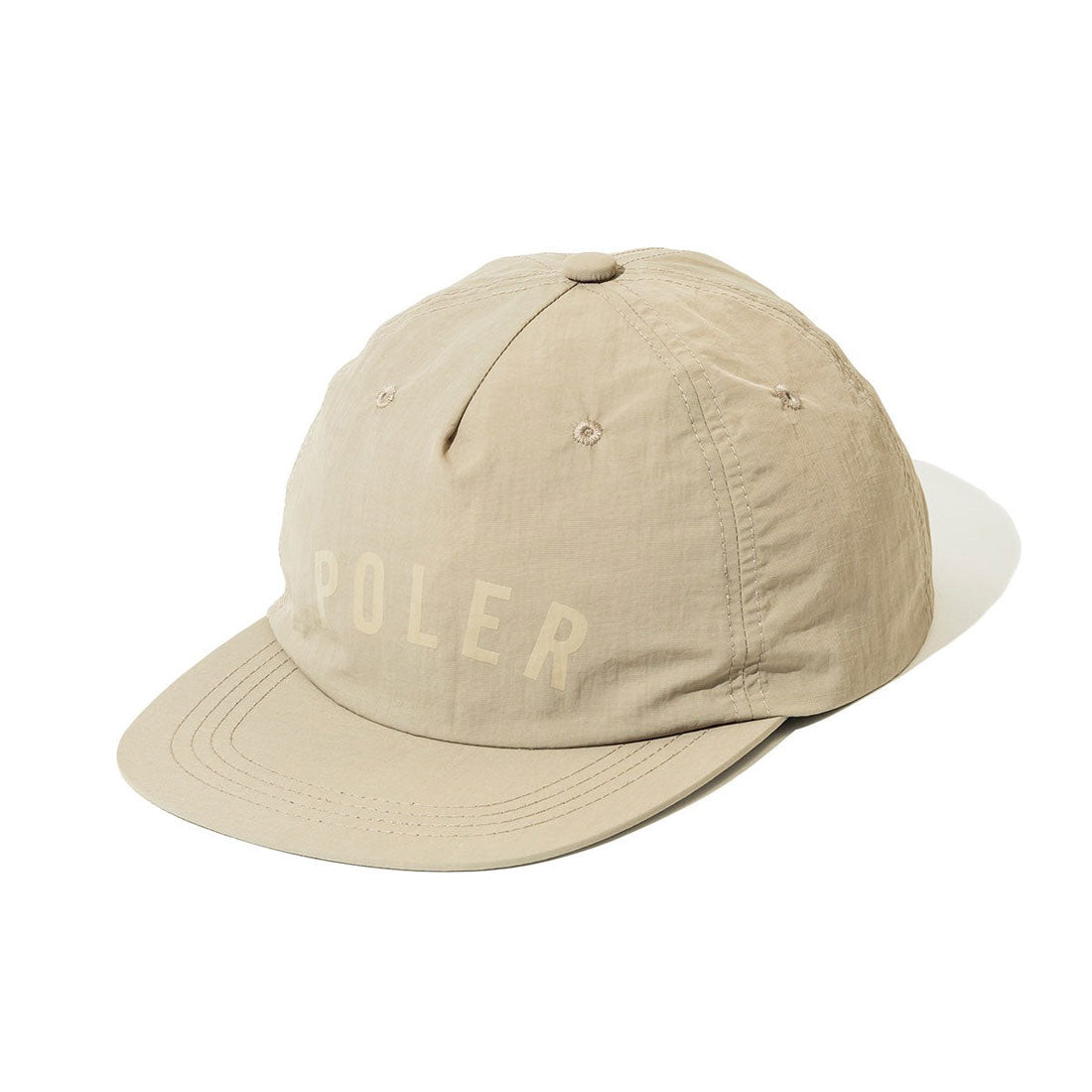 ポーラー POLeR POLER STATE NYLON CAP(ポーラー ステート ナイロン キャップ) (BEIGE) BEIGE