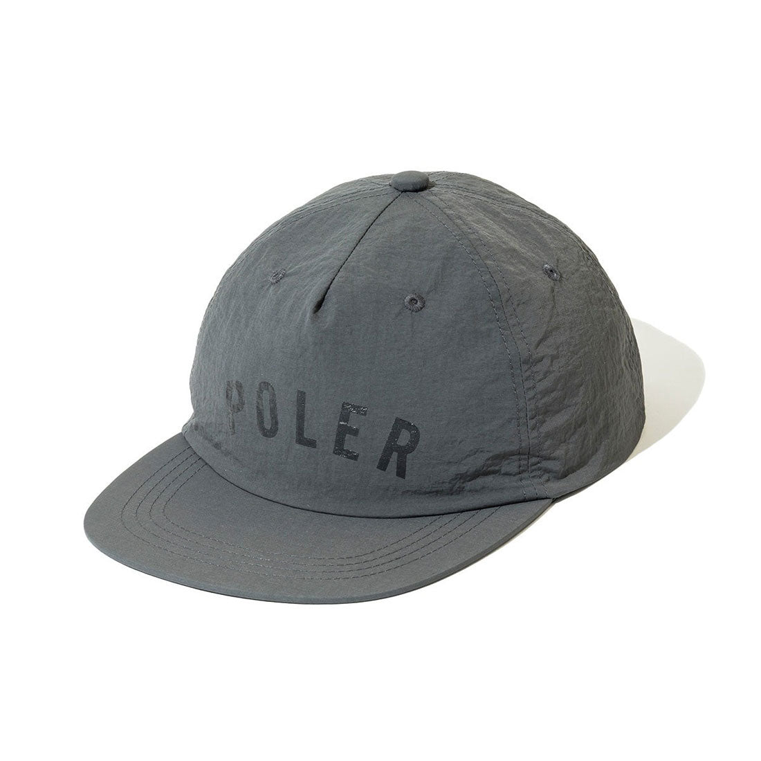ポーラー POLeR POLER STATE NYLON CAP(ポーラー ステート ナイロン キャップ) (CHARCOAL) CHARCOAL