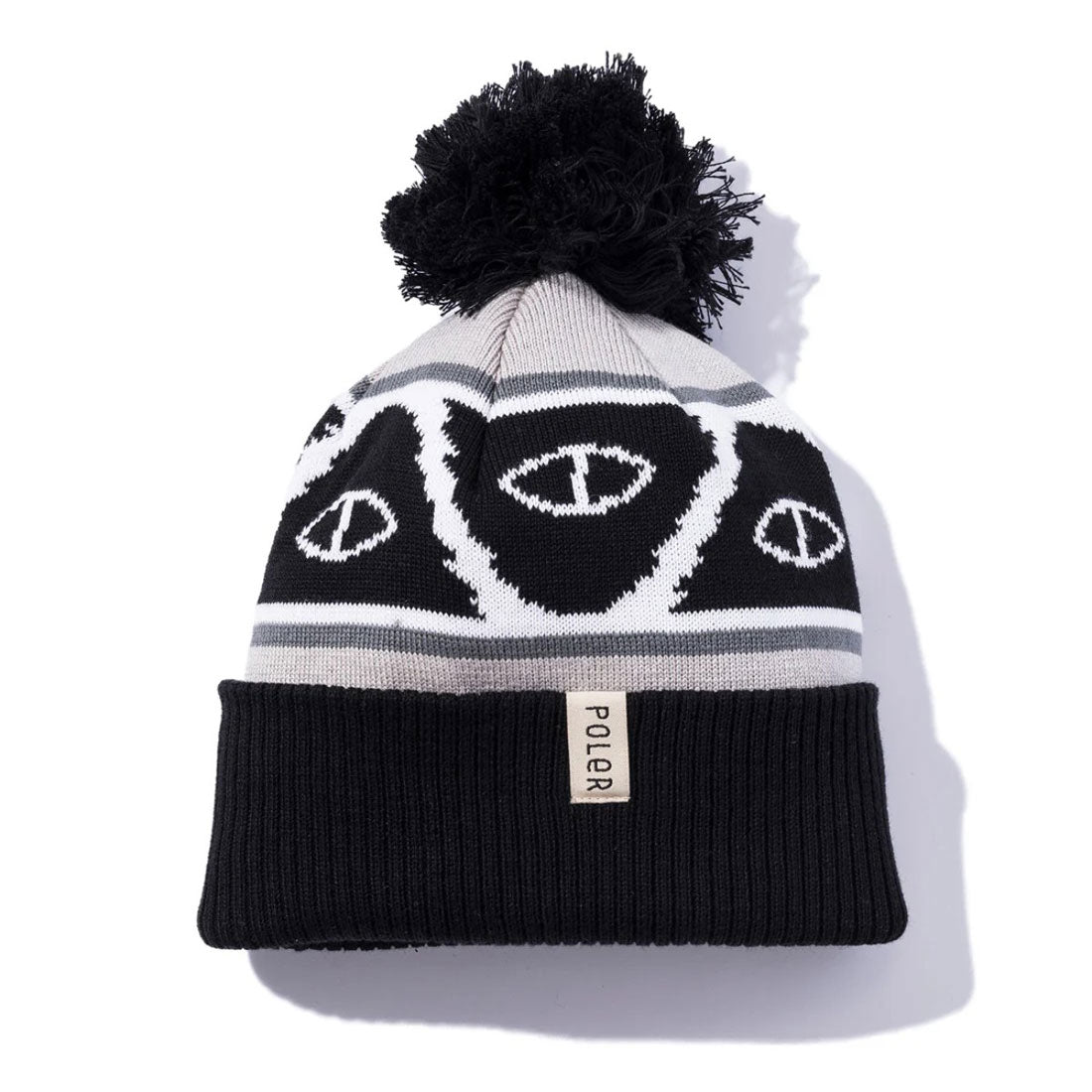 ポーラー POLeR POLER ZILLA BEANIE(ポーラー ジラ ビーニー) (BLACK) BLACK