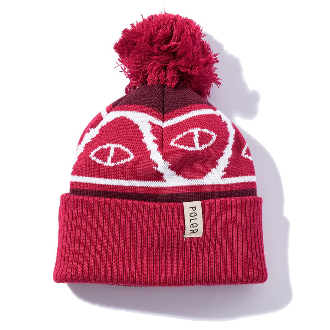 ポーラー POLeR POLER ZILLA BEANIE(ポーラー ジラ ビーニー) (RED) RED