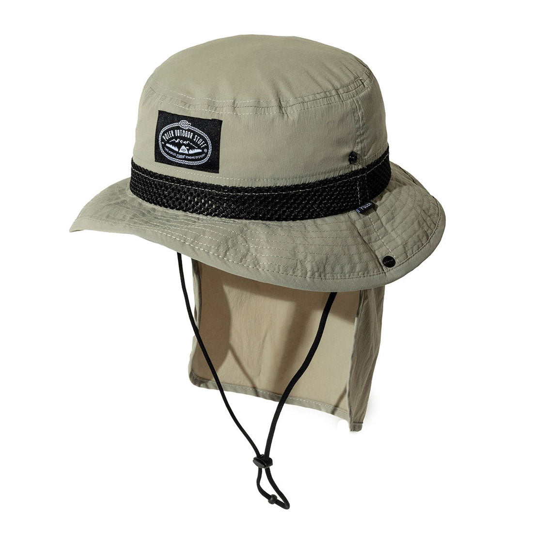 ポーラー POLeR POLER 2WAY DRAW+SUNGUARD BRIM HAT(ポーラー 2ウェイ ドロー サンガード ブリム ハット) (GRAY) GRAY