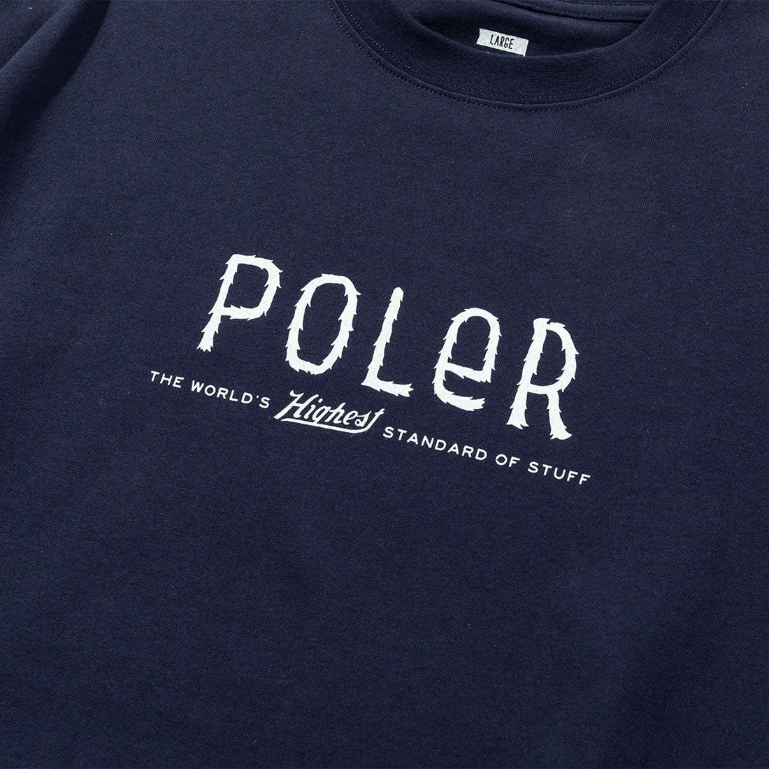 ポーラー POLeR POLER FURRY FONT RELAX FIT TEE(ポーラー ファーリー フォント リラックス フィット ティー) (WHITE) WHITE