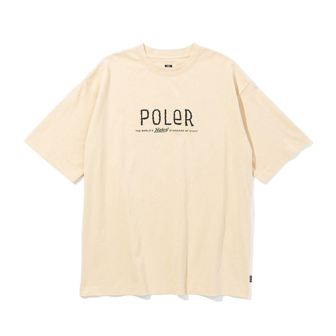 ポーラー POLeR POLER FURRY FONT RELAX FIT TEE(ポーラー ファーリー フォント リラックス フィット ティー) (SAND BEIGE) SAND BEIGE