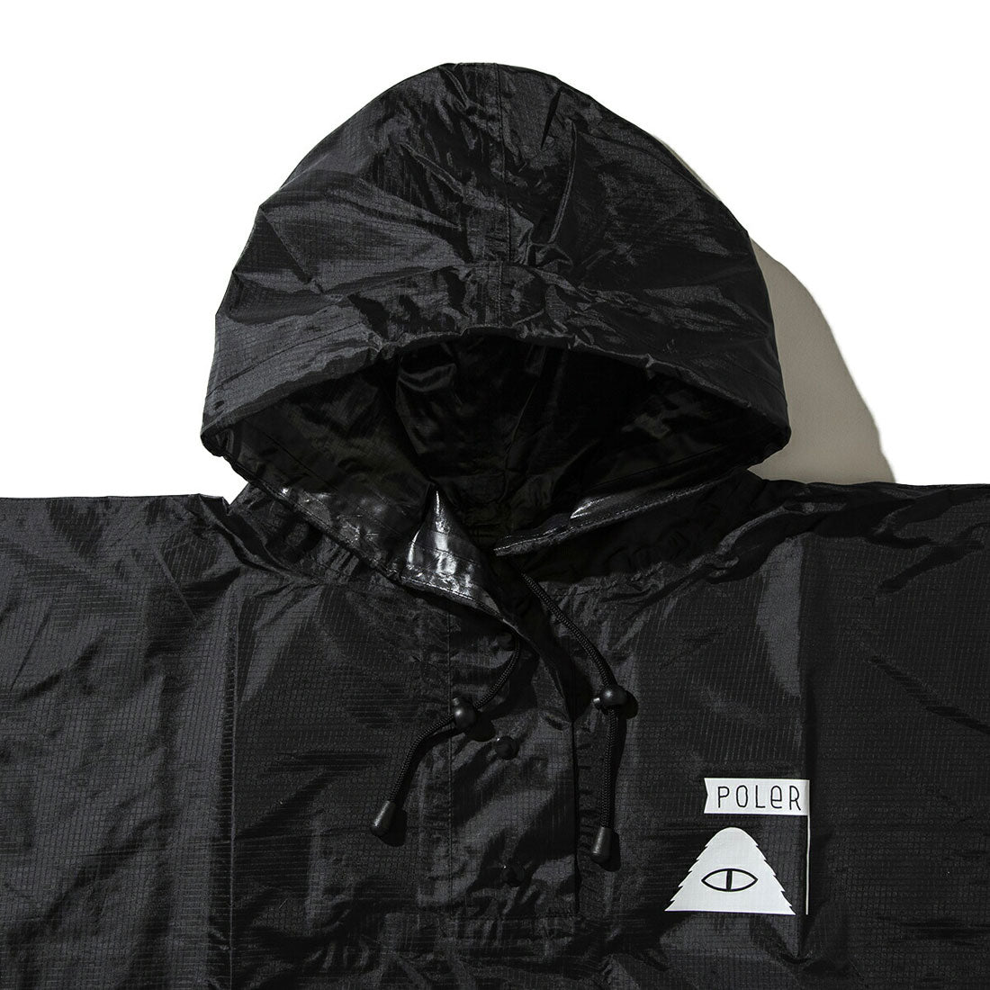 ポーラー POLeR POLER PACKABLE RAIN PONCHO(ポーラー パッカブル レイン ポンチョ) (BLACK) BLACK