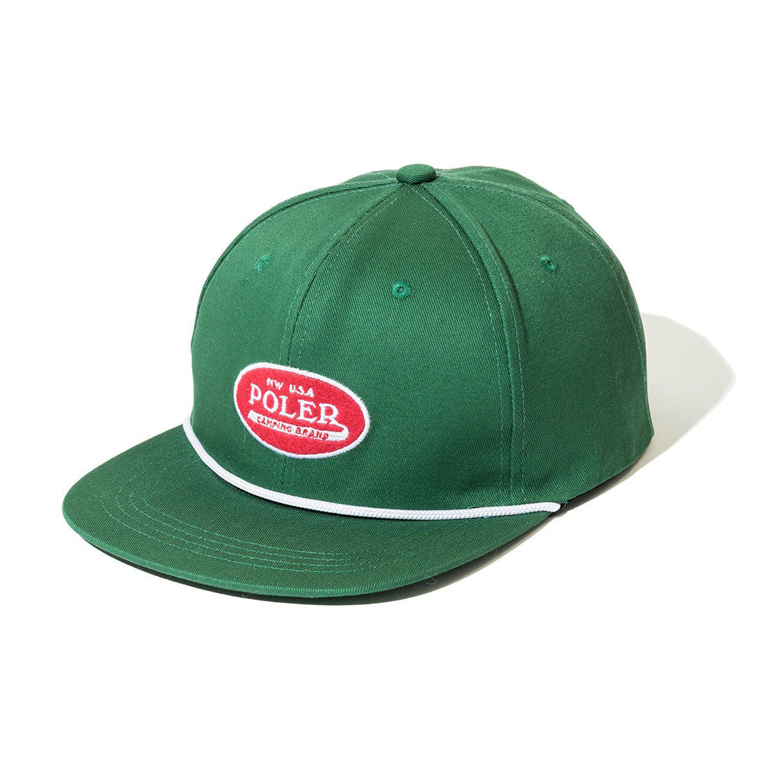 ポーラー POLeR POLER 90'S SKEATER CAP(ポーラー 90'S スケーター キャップ) (GREEN) GREEN
