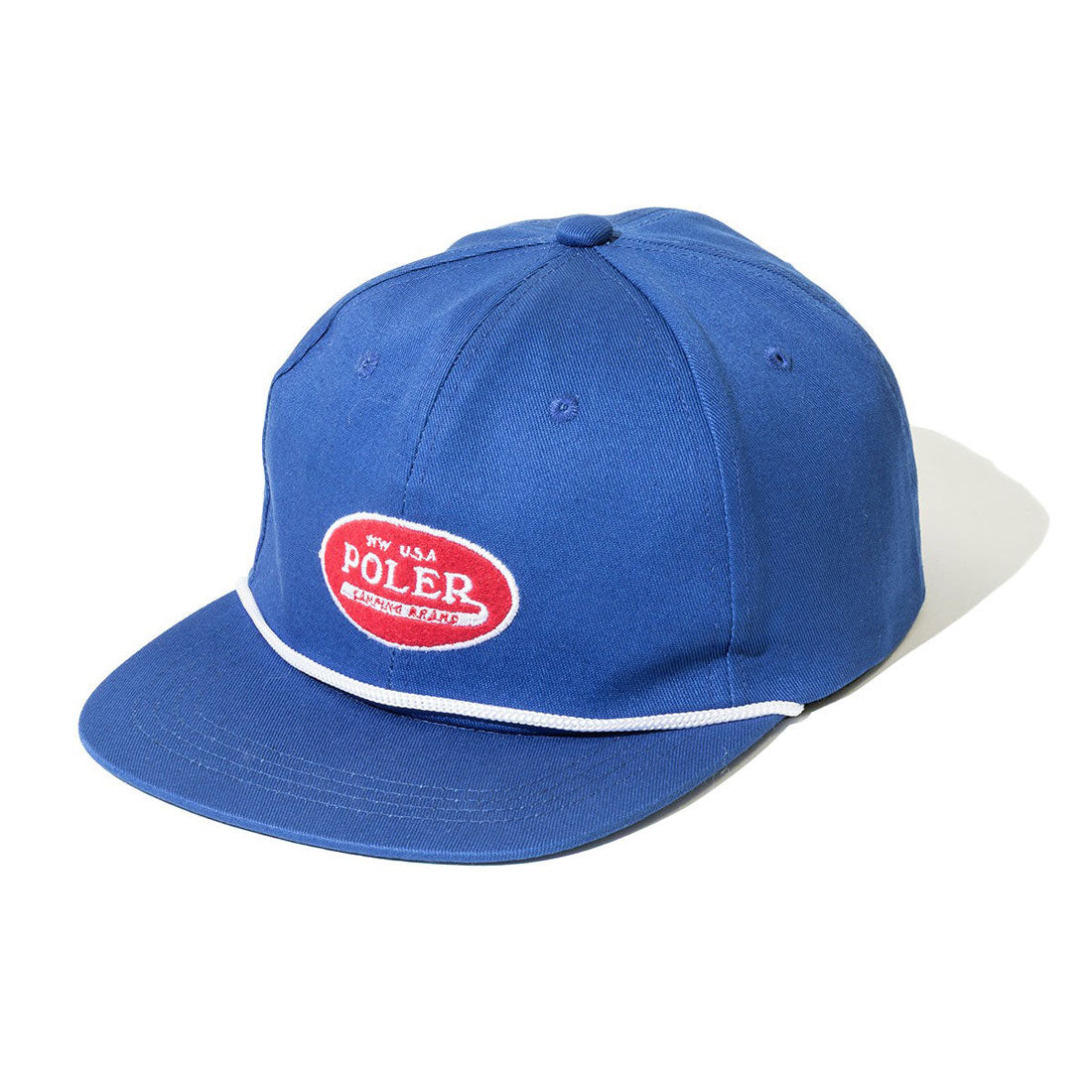 ポーラー POLeR POLER 90'S SKEATER CAP(ポーラー 90'S スケーター キャップ) (BLUE) BLUE