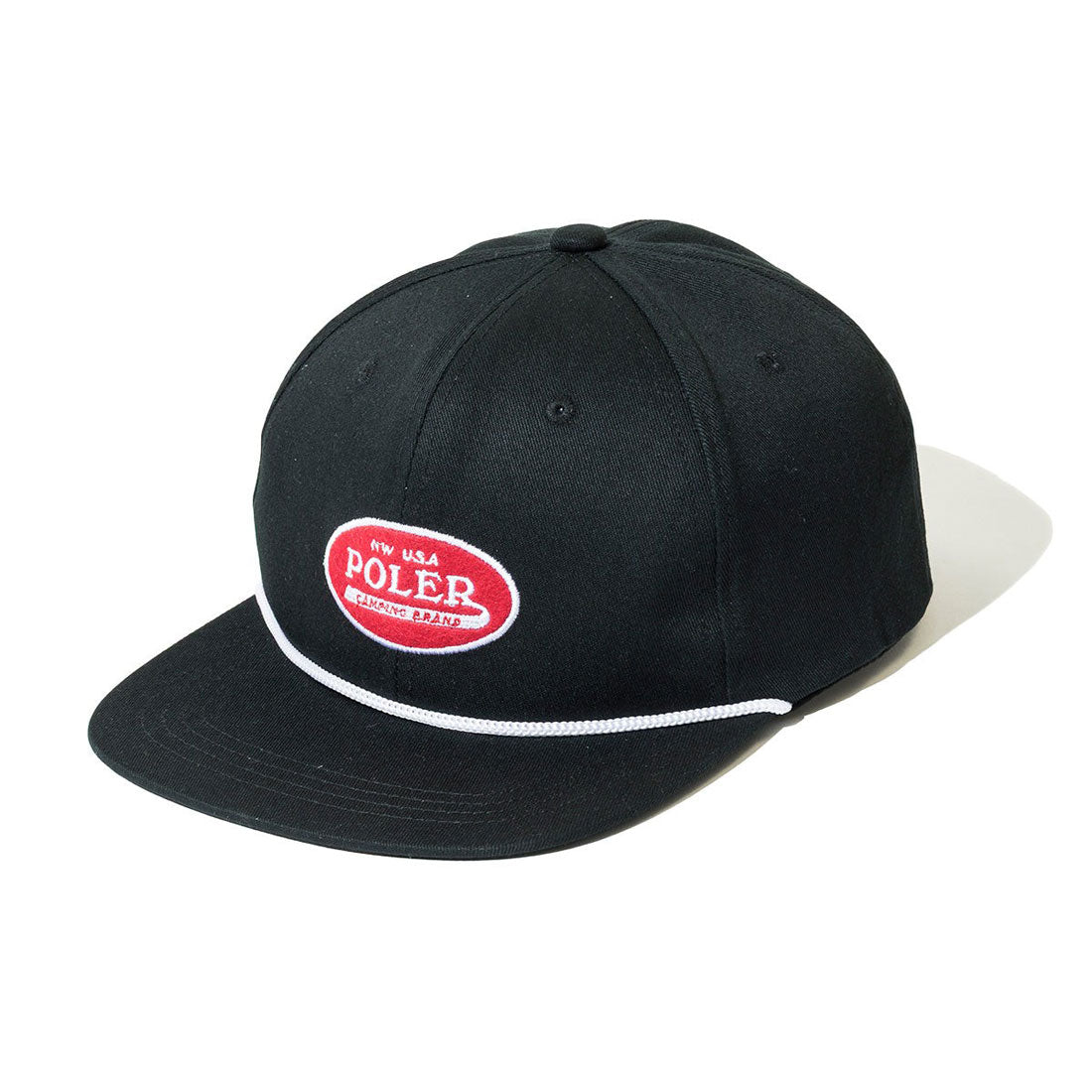 ポーラー POLeR POLER 90'S SKEATER CAP(ポーラー 90'S スケーター キャップ) (BLACK) BLACK