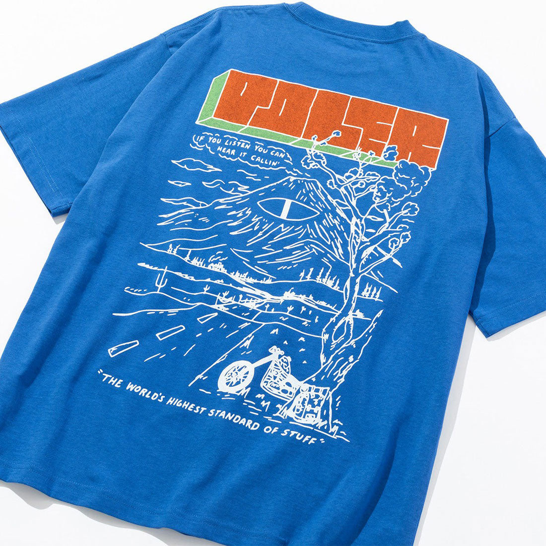 ポーラー POLeR POLER HEAR IT CALLIN' RELAX FIT TEE(ポーラー ヒア イット コーリン リラックス フィット ティー) (WHITE) WHITE