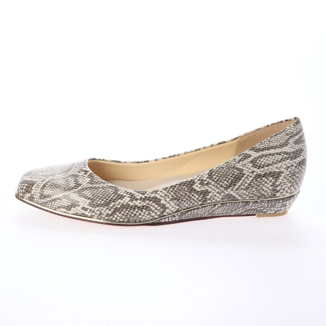 プリマ プリンチペッサ prima principessa スクエアピースウェッジパンプス