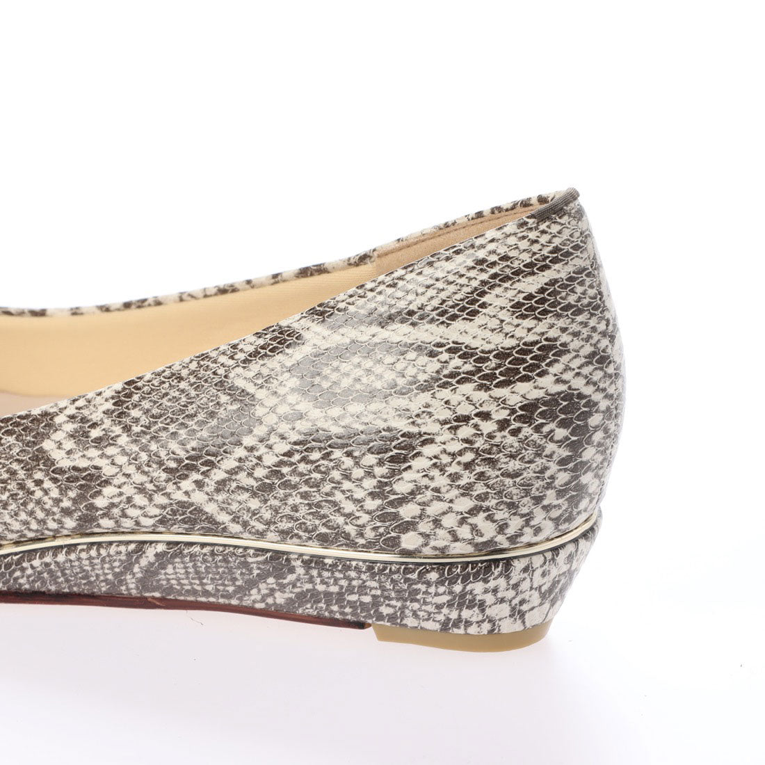 プリマ プリンチペッサ prima principessa スクエアピースウェッジパンプス