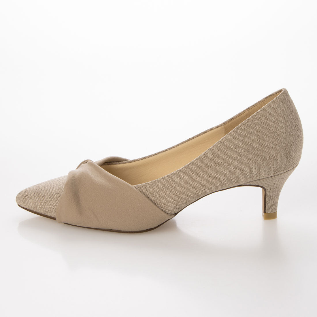 プリマ プリンチペッサ prima principessa ツイストターバンポインテッドパンプス