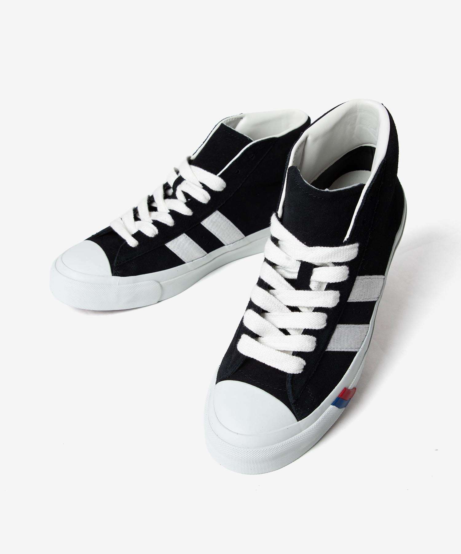 プロケッズ PRO-Keds プロケッズ PRO-Keds ROYAL PLUS ロイヤルプラス SUEDE HI スエード ハイ PN1121 スニーカー ユニセックス シューズ (BLACK/ブラック) BLACK/ブラック