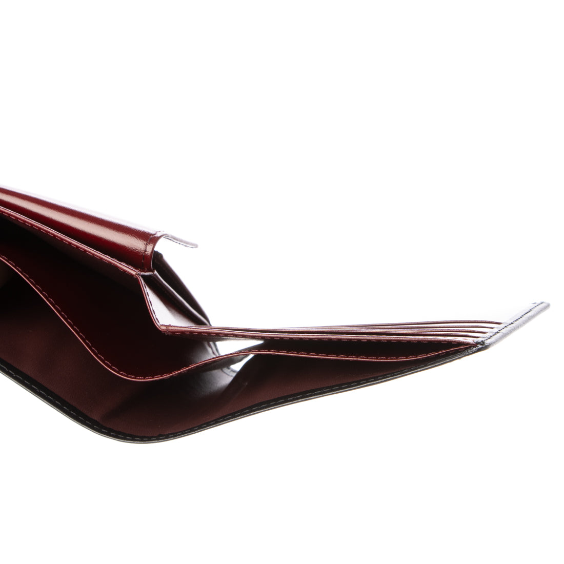 【Made In Japan】プレリーギンザ PRAIRIE GINZA ボックスカーフヴェネチアン 二つ折り財布