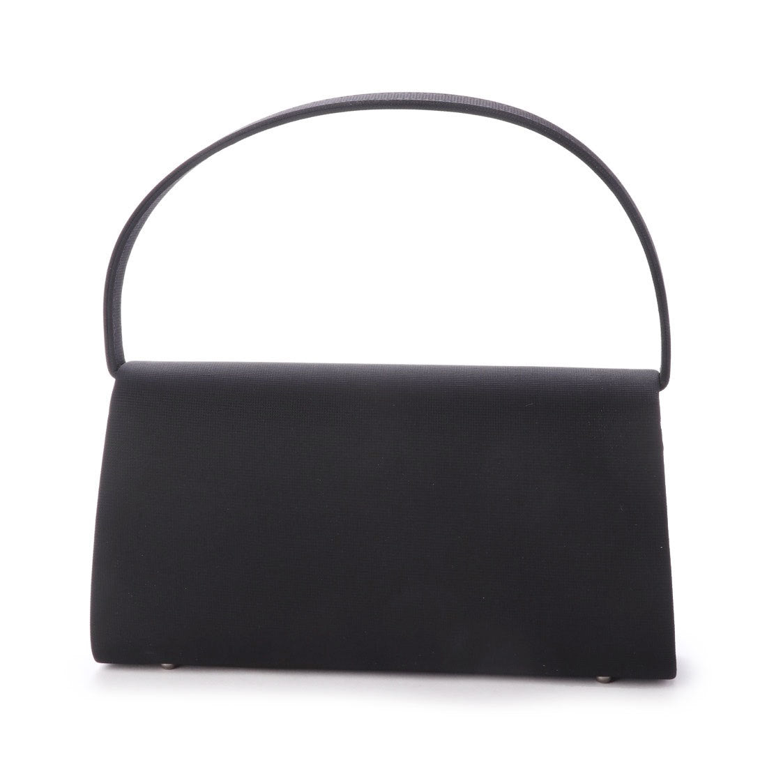 プレンドレ ラ ジョア prendre la joie 【Prendre la joie】喪服・礼服 サテン切り替え波型ブラックフォーマルバッグ