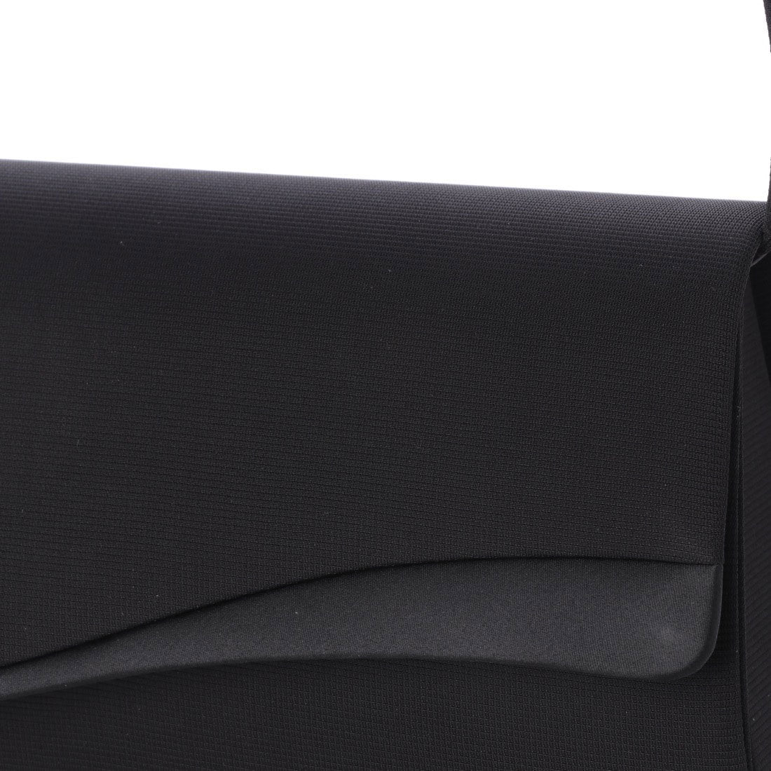 プレンドレ ラ ジョア prendre la joie 【Prendre la joie】喪服・礼服 サテン切り替え波型ブラックフォーマルバッグ