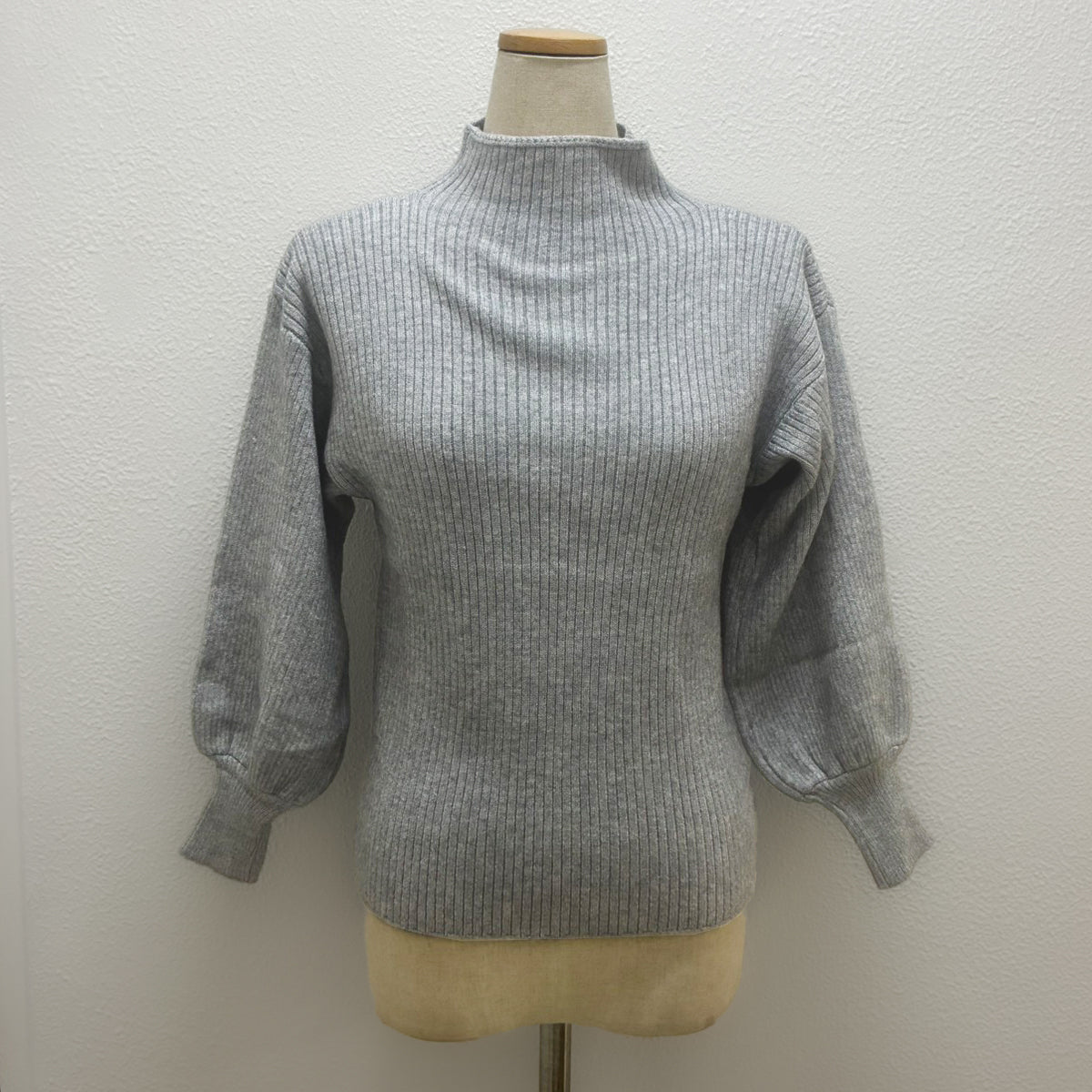 プライベートビーチ privatebeach ボリュームスリーブニットトップス (ブラック) ブラック