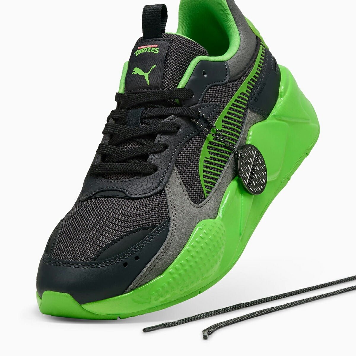 プーマ PUMA PUMA RS-X TMNT(プーマ RS-X ティーンエイジ・ミュータント・ニンジャ・タートルズ) (PUMA Black-Leafy Green) PUMA Black-Leafy Green