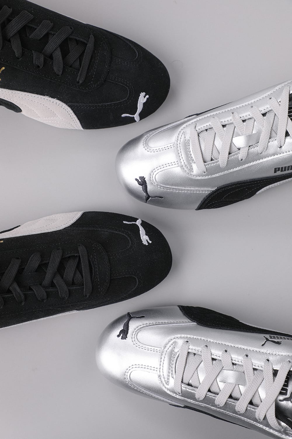 プーマ PUMA SPEEDCAT METALLIC (Silver) Silver