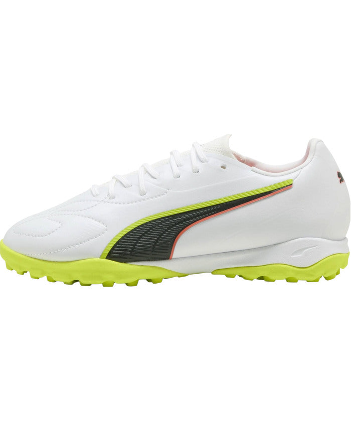 プーマ PUMA プーマ PUMA サッカー キング 20 マッチ TT+MID JR 10849001 (PUMAWHITE-GLOWINGRED-YELL) PUMAWHITE-GLOWINGRED-YELL