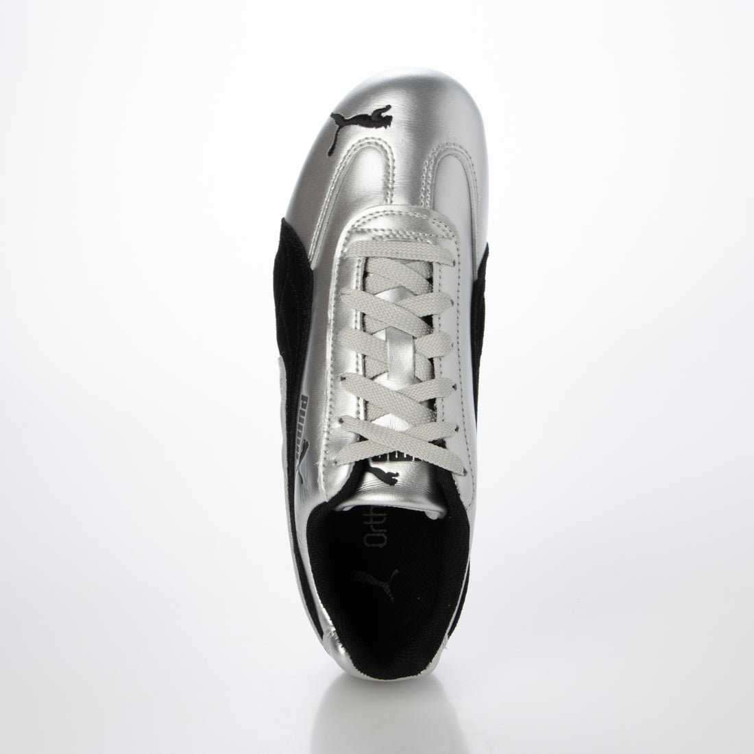 プーマ PUMA Speedcat Metallic スピードキャット メタリック 403689 シルバー 銀 スニーカー ドライビングシューズ レディース (Silver-Black) Silver-Black