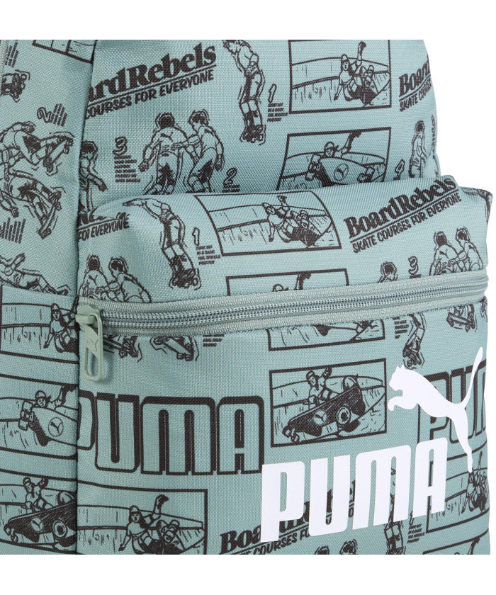 プーマ PUMA プーマ PUMA PUMA PHASE AOP スモール バックパック 091324 (01 GREENMOON-MID90IES) 01 GREENMOON-MID90IES