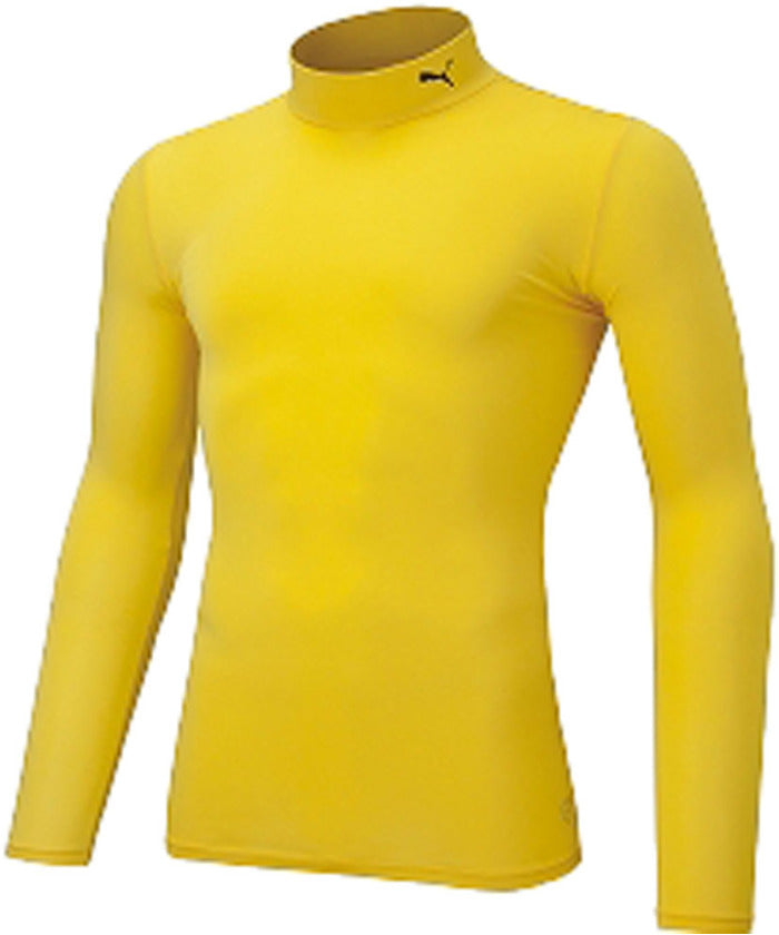 プーマ PUMA PUMA プーマ サッカー コンプレッション ジュニア モックネック LS インナーウェア 65【返品不可商品】 (07CYBER YELL) 07CYBER YELL
