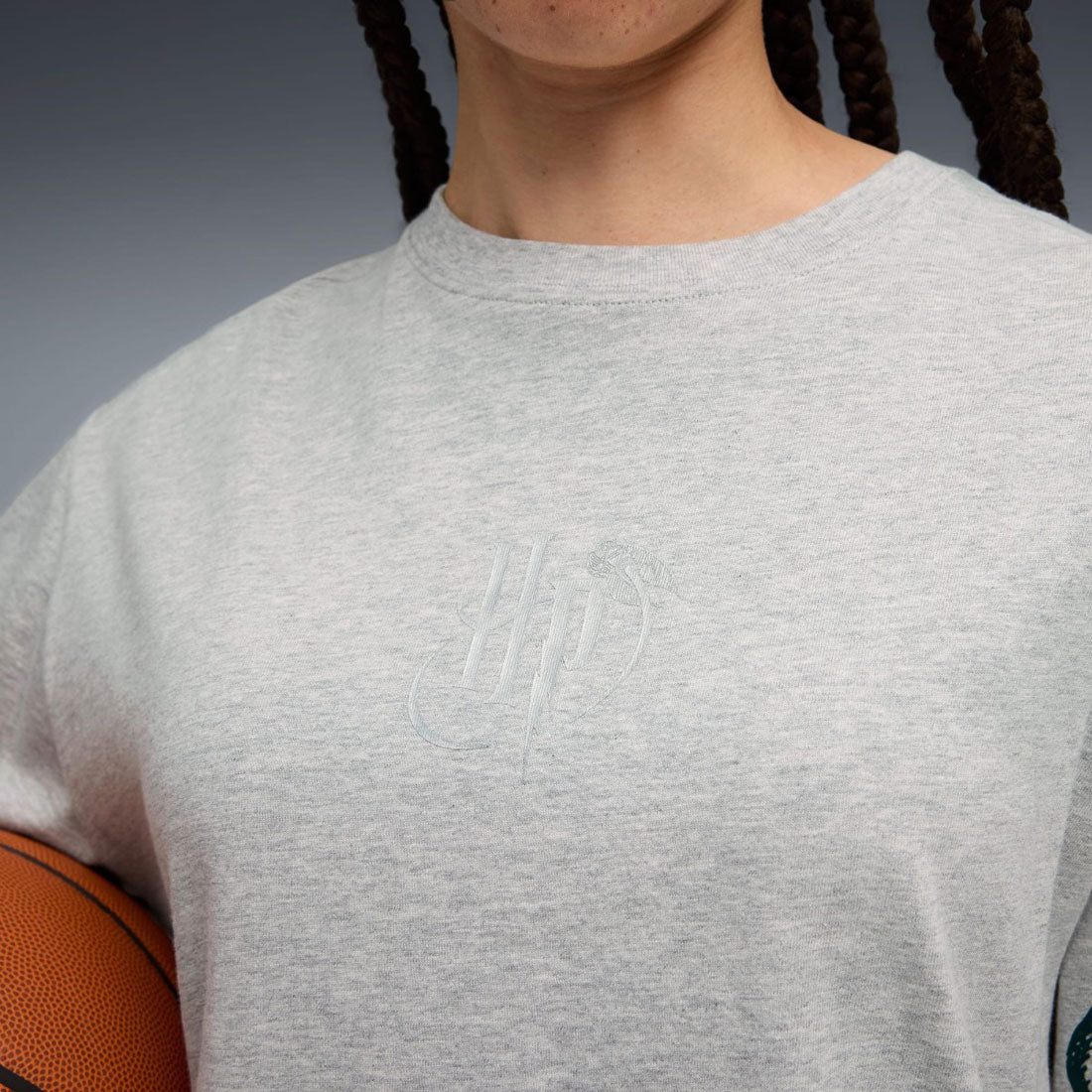 プーマ PUMA フープス×ハリーポッター 長袖Tシャツ(HOOPS X HARRY POTTER LS TEE) (Light Gray Heather) Light Gray Heather