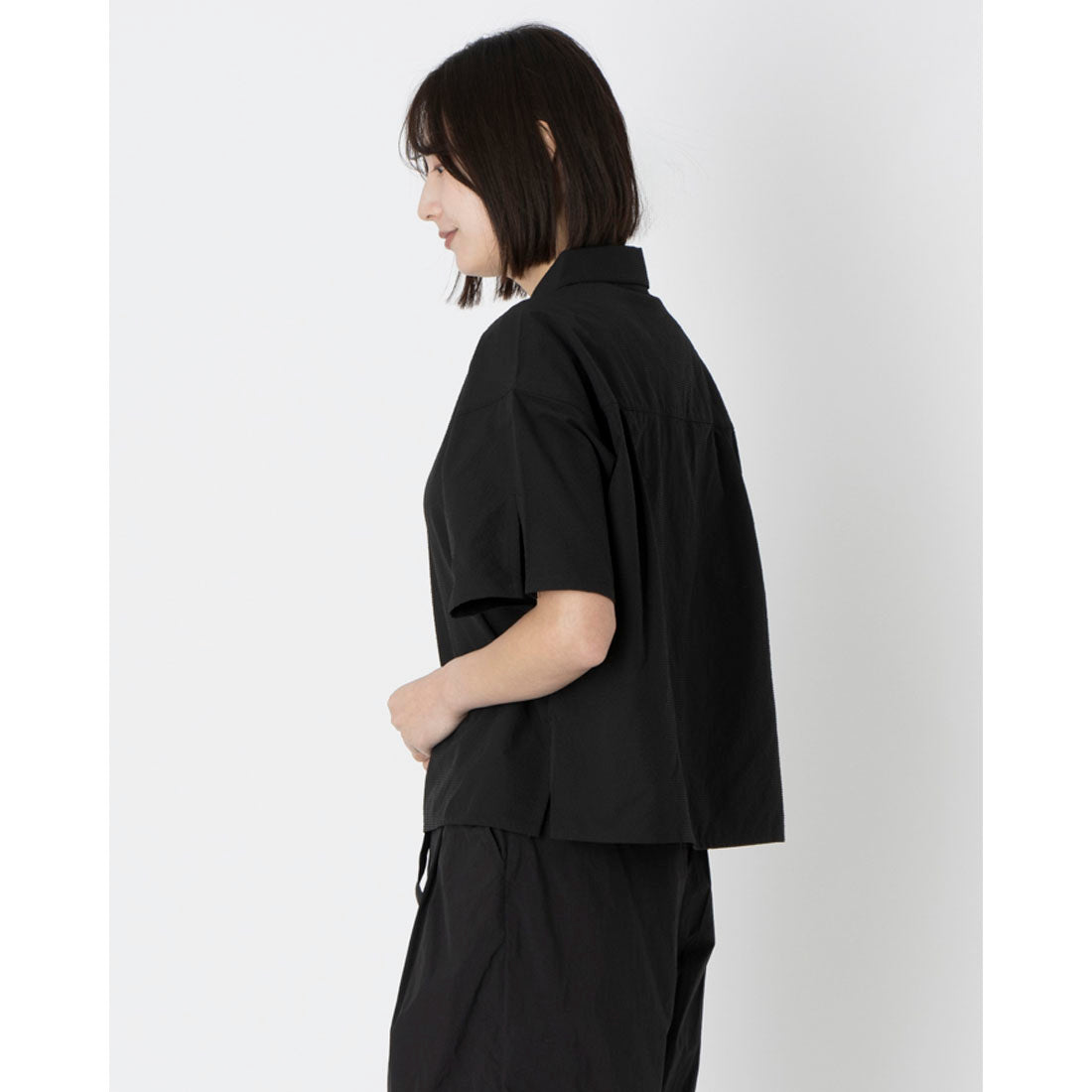 プーマ PUMA SUMMER SS シアサッカー シャツ 半袖シャツ (プーマブラック) プーマブラック